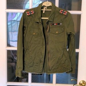 Army Green Canvas Jacket!